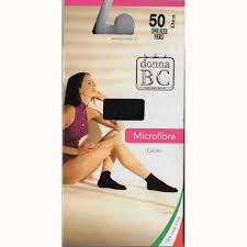 Calzino Bc microfibra 50 den nero 2 paia